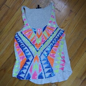 Express Sequin Tank